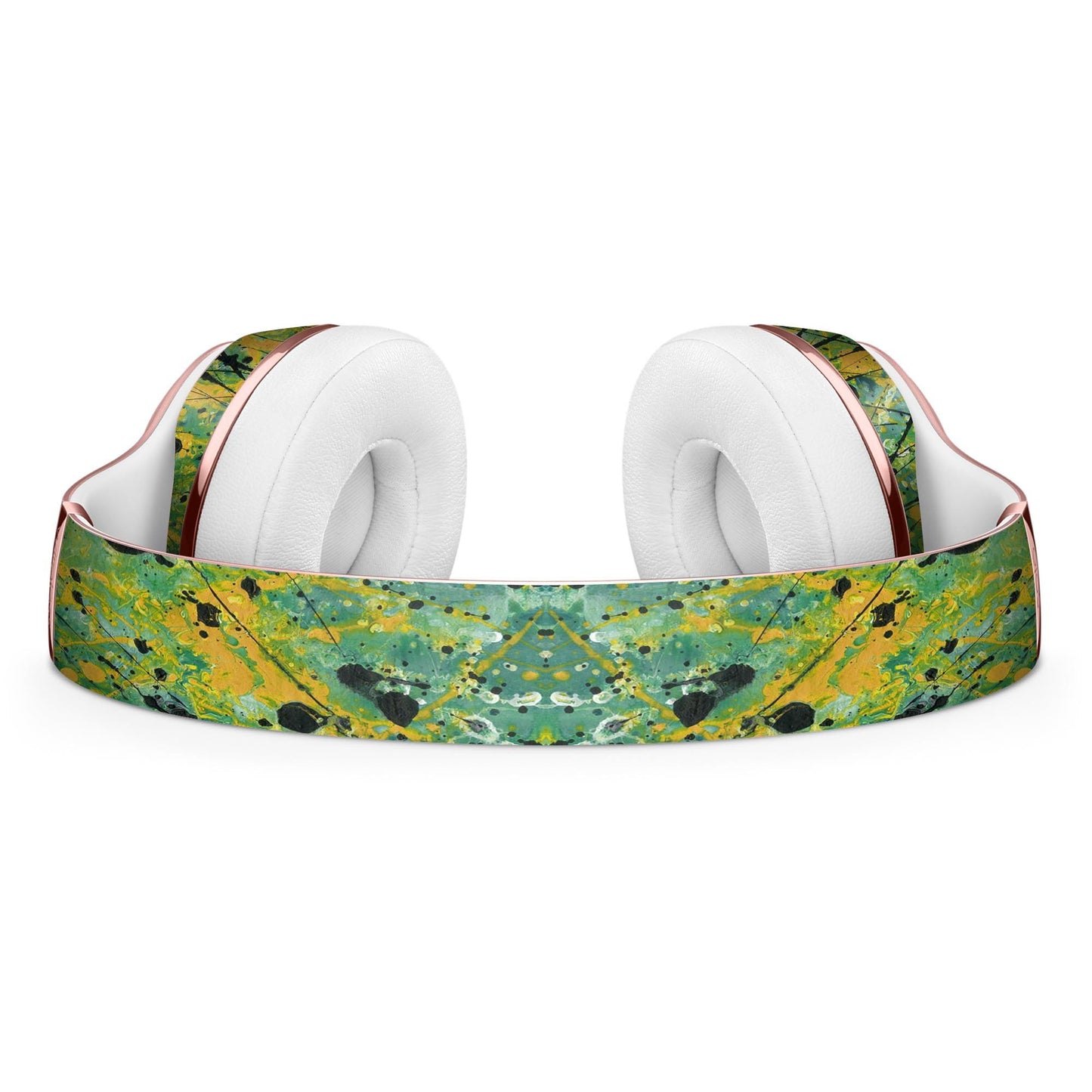 Abstract Wet Paint Green Lines Full-Body Skin Kit for the Beats by Dre