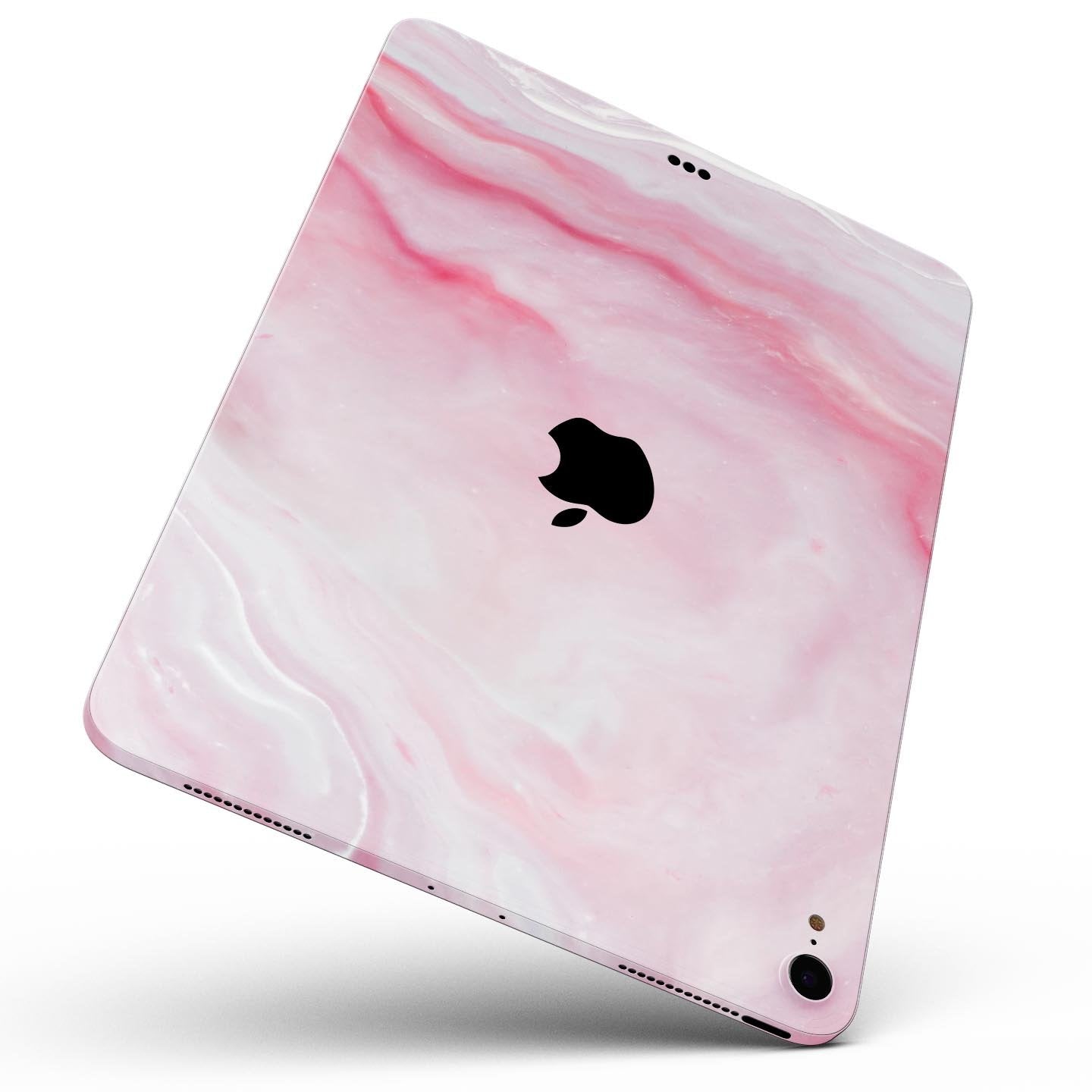 Marbleized Pink Paradise V4 - Full Body Skin Decal for the Apple iPad
